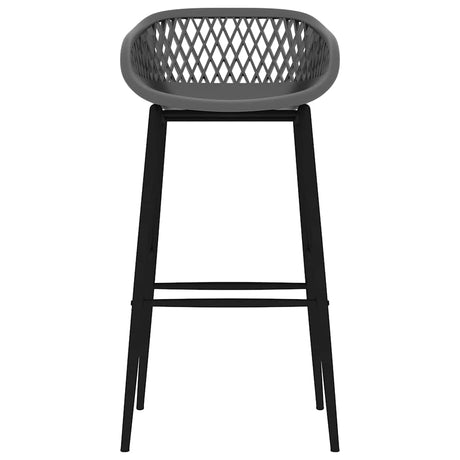 Vidaxl barstoelen 2 st grijs
