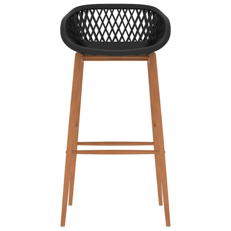 Vidaxl barstoelen 2 st zwart