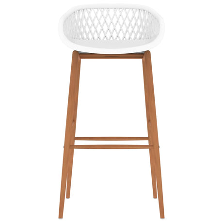 Vidaxl barstoelen 2 st wit