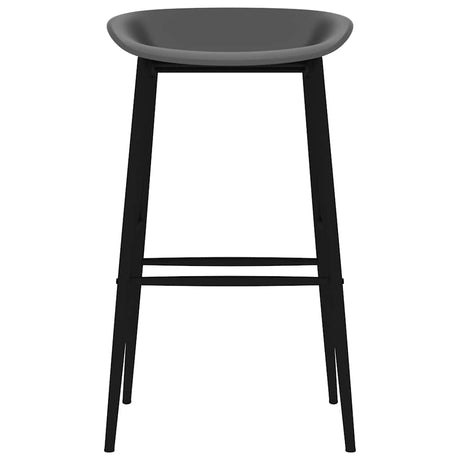 Vidaxl barstoelen 2 st grijs