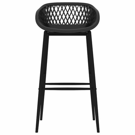 Vidaxl barstoelen 4 st zwart