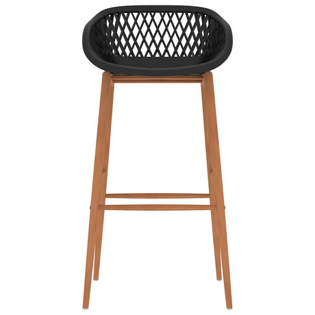 Vidaxl barstoelen 4 st zwart
