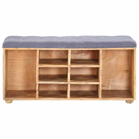 Vidaxl halbankje 100x35x47 cm massief mangohout