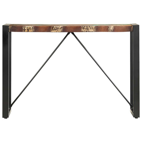 Vidaxl wandtafel 110x35x76 cm massief gerecycled hout