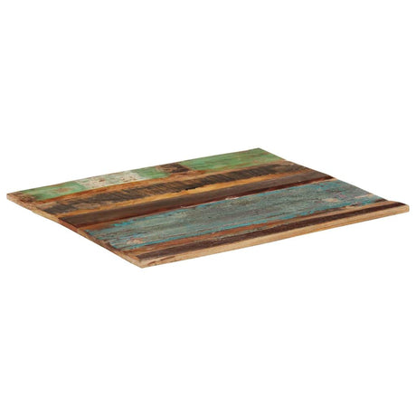 Vidaxl tafelblad rechthoekig 15-16 mm 70x80 cm massief gerecycled hout