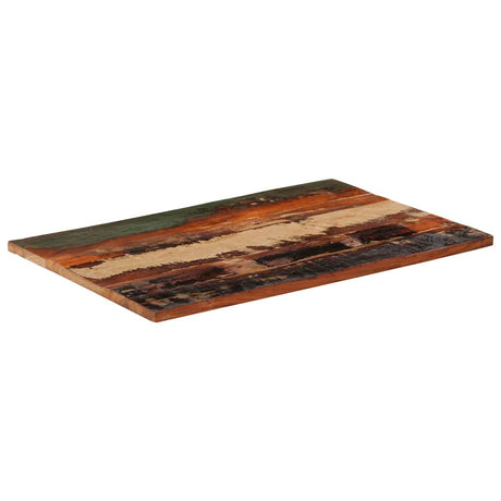 Vidaxl tafelblad rechthoekig 25-27 mm 60x90 cm massief gerecycled hout