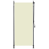 Vidaxl rolgordijn voor buiten 100x270 cm crème