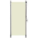 Vidaxl rolgordijn voor buiten 100x270 cm crème