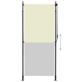 Vidaxl rolgordijn voor buiten 100x270 cm crème