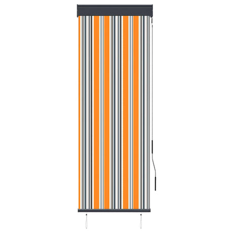 Vidaxl rolgordijn voor buiten 60x250 cm geel en blauw