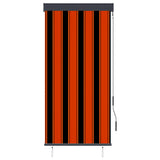 Vidaxl rolgordijn voor buiten 80x250 cm oranje en bruin