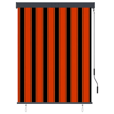 Vidaxl rolgordijn voor buiten 120x250 cm oranje en bruin