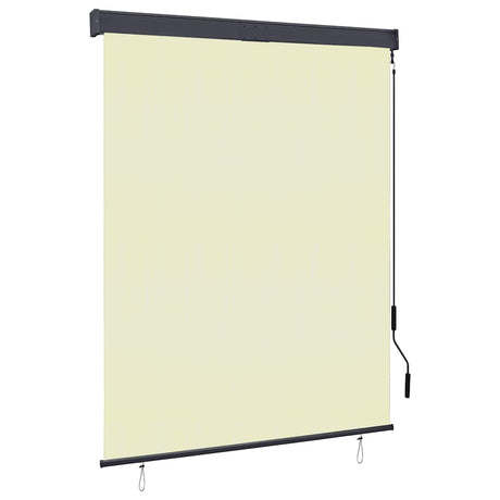Vidaxl rolgordijn voor buiten 140x250 cm crème