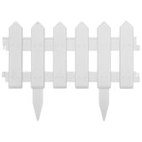 Vidaxl gazonranden 25 st 10 m pp wit