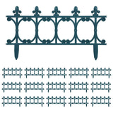 Vidaxl gazonranden 16 st 10 m pp groen
