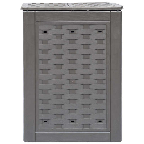 Vidaxl compostbakken 2 st 600 l 60x60x83 cm kunststof rattan bruin
