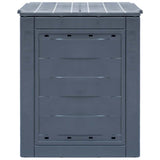 Vidaxl compostbakken 2 st 520 l 60x60x73 cm grijs