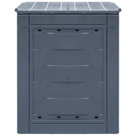 Vidaxl compostbakken 2 st 520 l 60x60x73 cm grijs