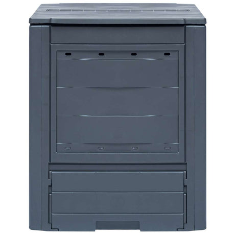 Vidaxl compostbakken 3 st 780 l 60x60x73 cm grijs