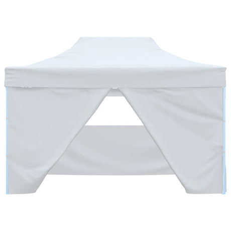 Vidaxl partytent met 4 zijwanden inklapbaar 3x4,5 m wit