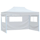 Vidaxl partytent met 3 zijwanden inklapbaar 291x413x315 cm wit