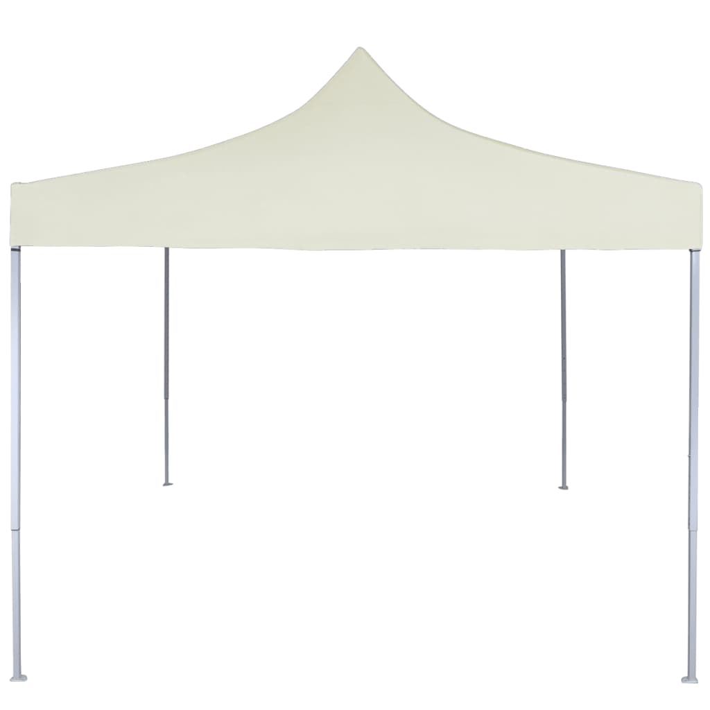 Vidaxl partytent professioneel inklapbaar 2x2 m staal crème