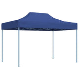 Vidaxl partytent inklapbaar 3x4 m staal blauw