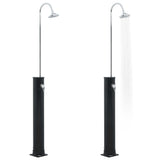 Vidaxl solardouche 20 l 214 cm zwart