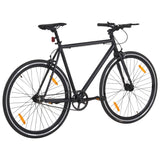 VidaXL Fiets met vaste versnelling 700 c 51 cm zwart