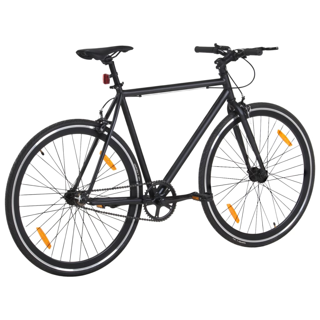 Vidaxl fiets met vaste versnelling 700 c 59 cm zwart