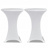 Vidaxl statafelhoes 4 st stretch ø80 cm wit