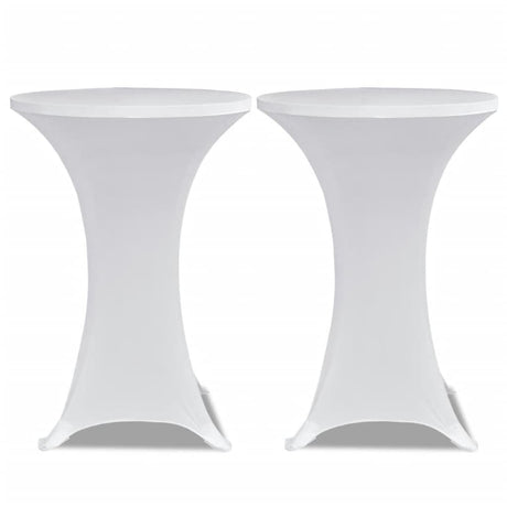 Vidaxl statafelhoes 4 st stretch ø80 cm wit