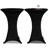 Vidaxl statafelhoes 4 st stretch ø70 cm zwart