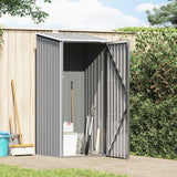 Vidaxl tuinschuur 87x98x159 cm gegalvaniseerd staal grijs