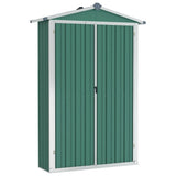 VidaXL Tuinschuur 116x45x175 cm gegalvaniseerd staal groen