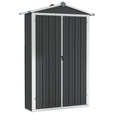 Vidaxl tuinschuur 116x45x175 cm gegalvaniseerd staal grijs