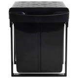 Vidaxl inbouwprullenbak uittrekbaar soft-close 48 l