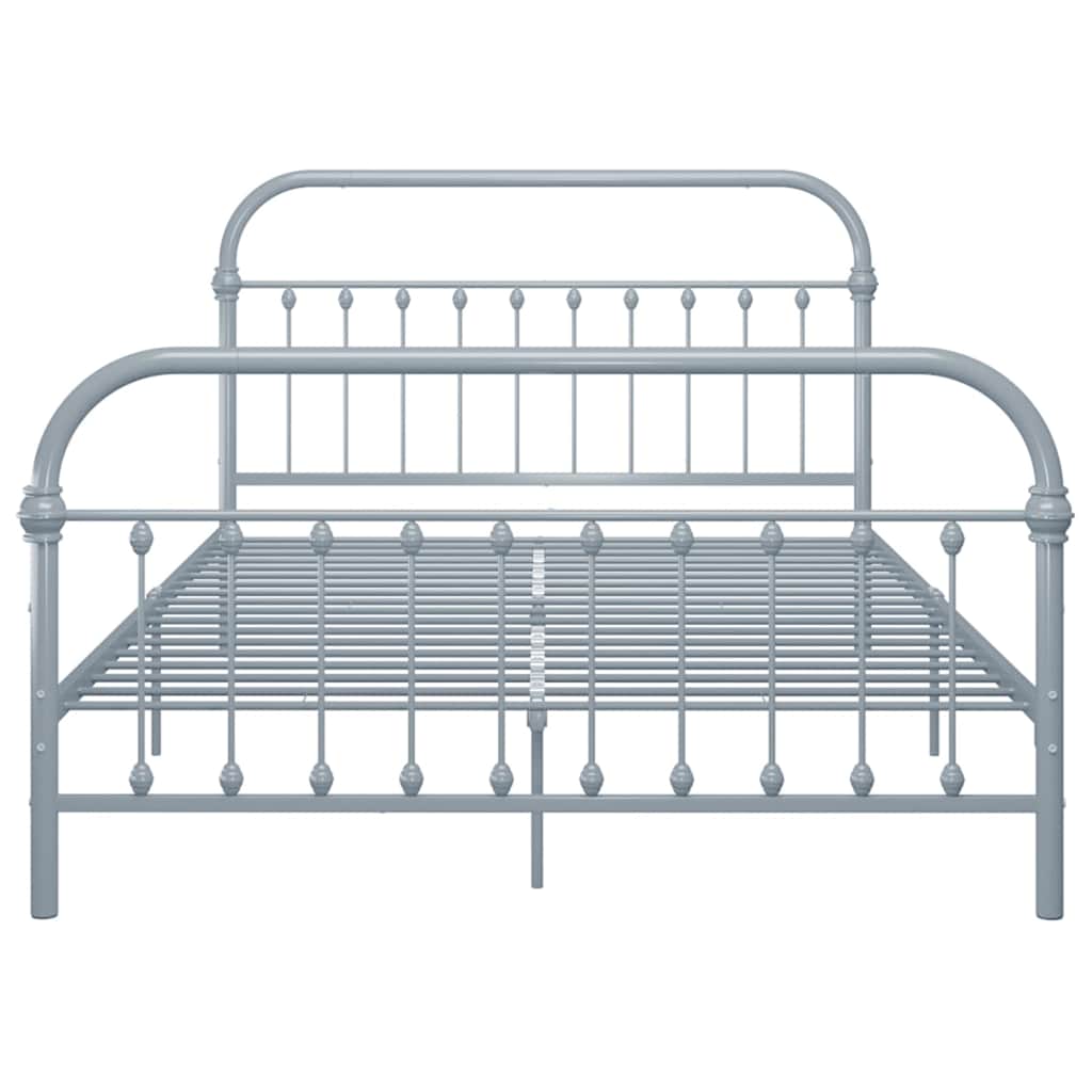 Vidaxl bedframe metaal grijs 120x200 cm