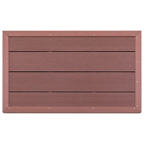 Vidaxl vloerelement voor solardouche 101x63x5,5 cm hkc bruin