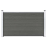 Vidaxl schutting 180x105 cm hkc grijs
