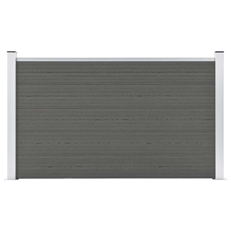 Vidaxl schutting 180x105 cm hkc grijs