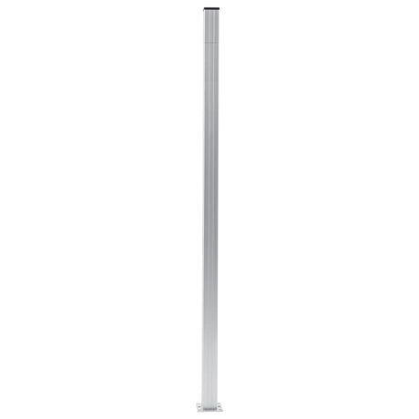 Vidaxl schuttingpalen 2 st 185 cm aluminium