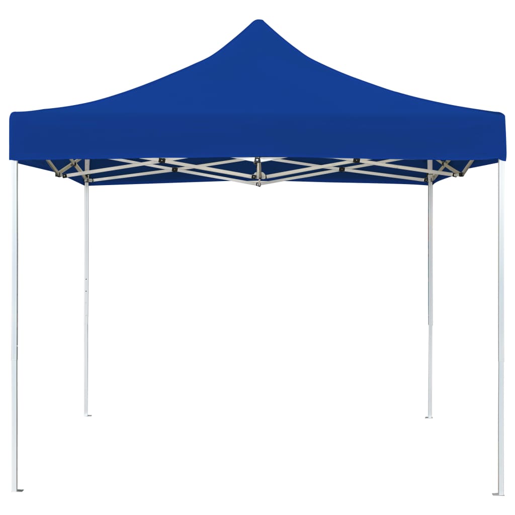 Vidaxl partytent professioneel inklapbaar 2x2 m aluminium blauw