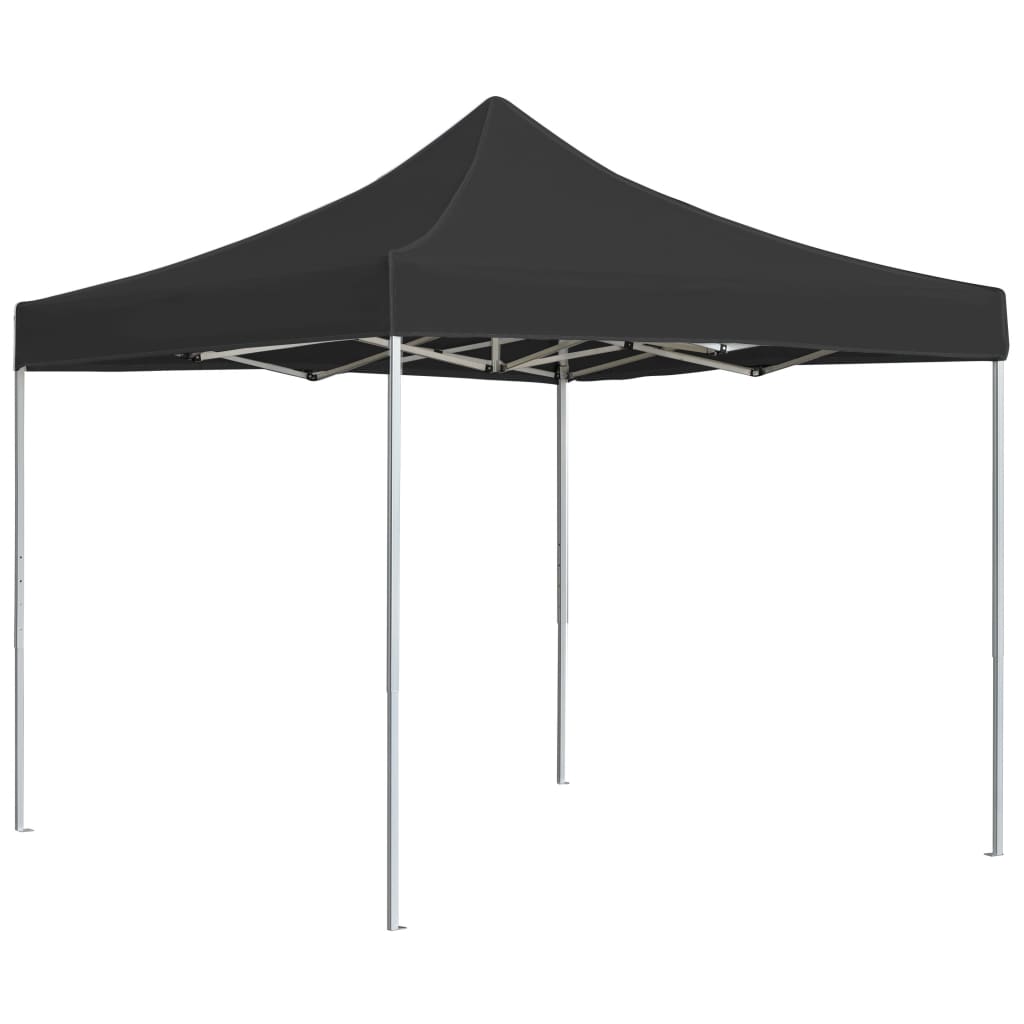 Vidaxl partytent professioneel inklapbaar 2x2 m aluminium antraciet