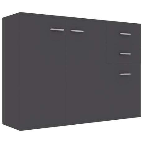 Vidaxl dressoir 105x30x75 cm bewerkt hout grijs