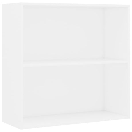Vidaxl boekenkast 80x30x76,5 cm bewerkt hout wit