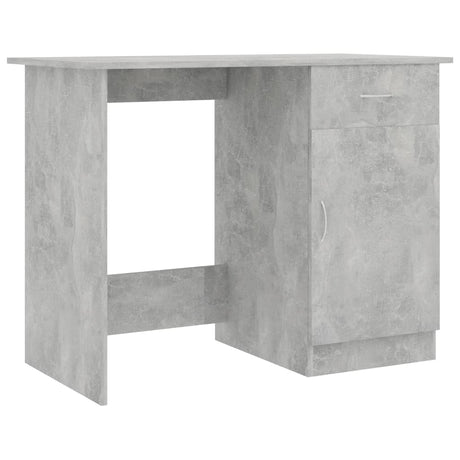 Vidaxl bureau 100x50x76 cm bewerkt hout betongrijs