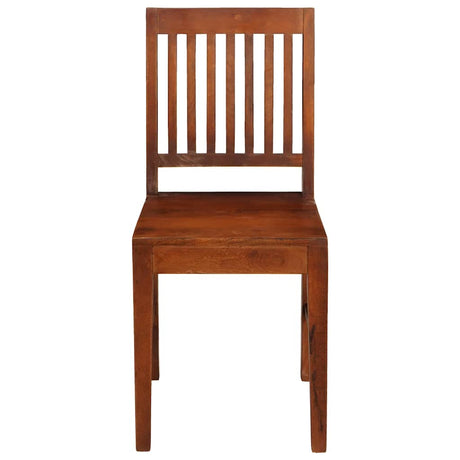 Vidaxl eetkamerstoelen 2 st massief mangohout