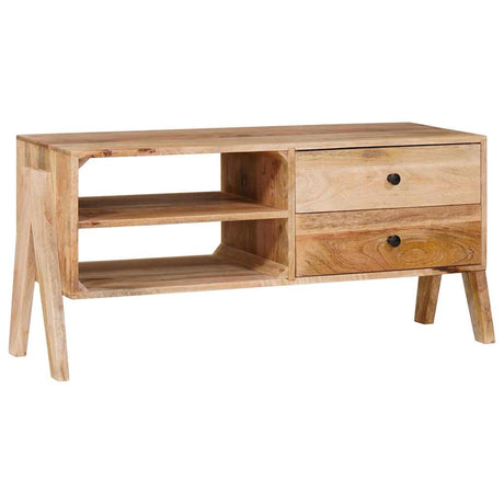 Vidaxl tv-meubel 97x35x47 cm massief mangohout