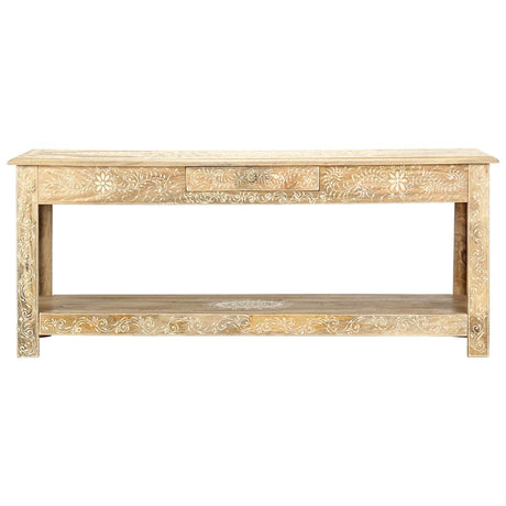 Vidaxl salontafel handgeschilderd 110x50x45 cm massief mangohout